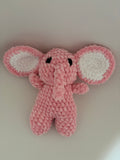 Éléphant rose crochet