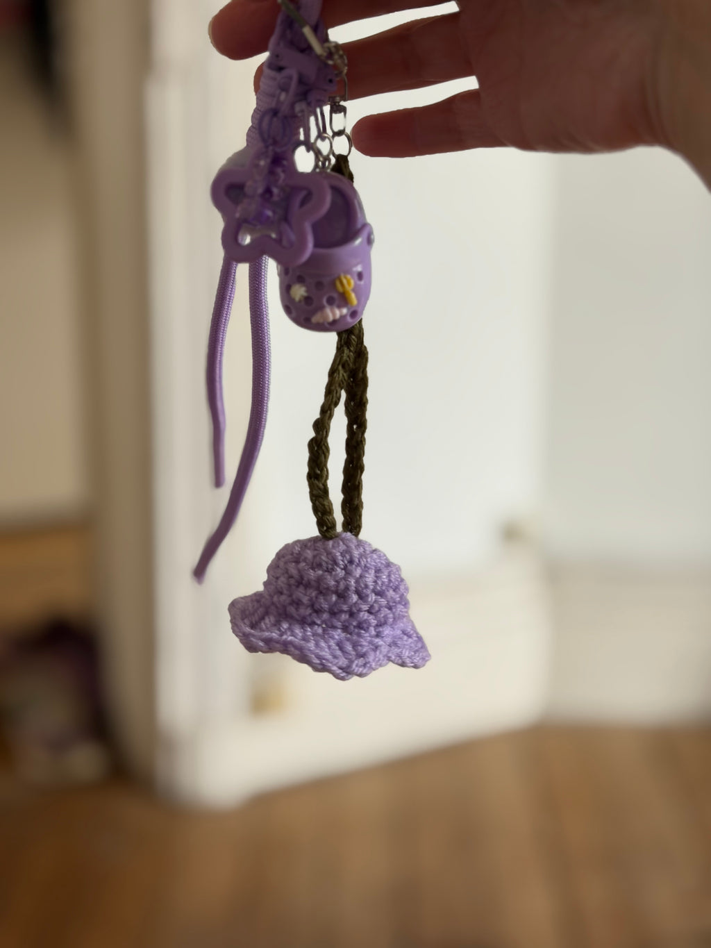 Porte clé fleur