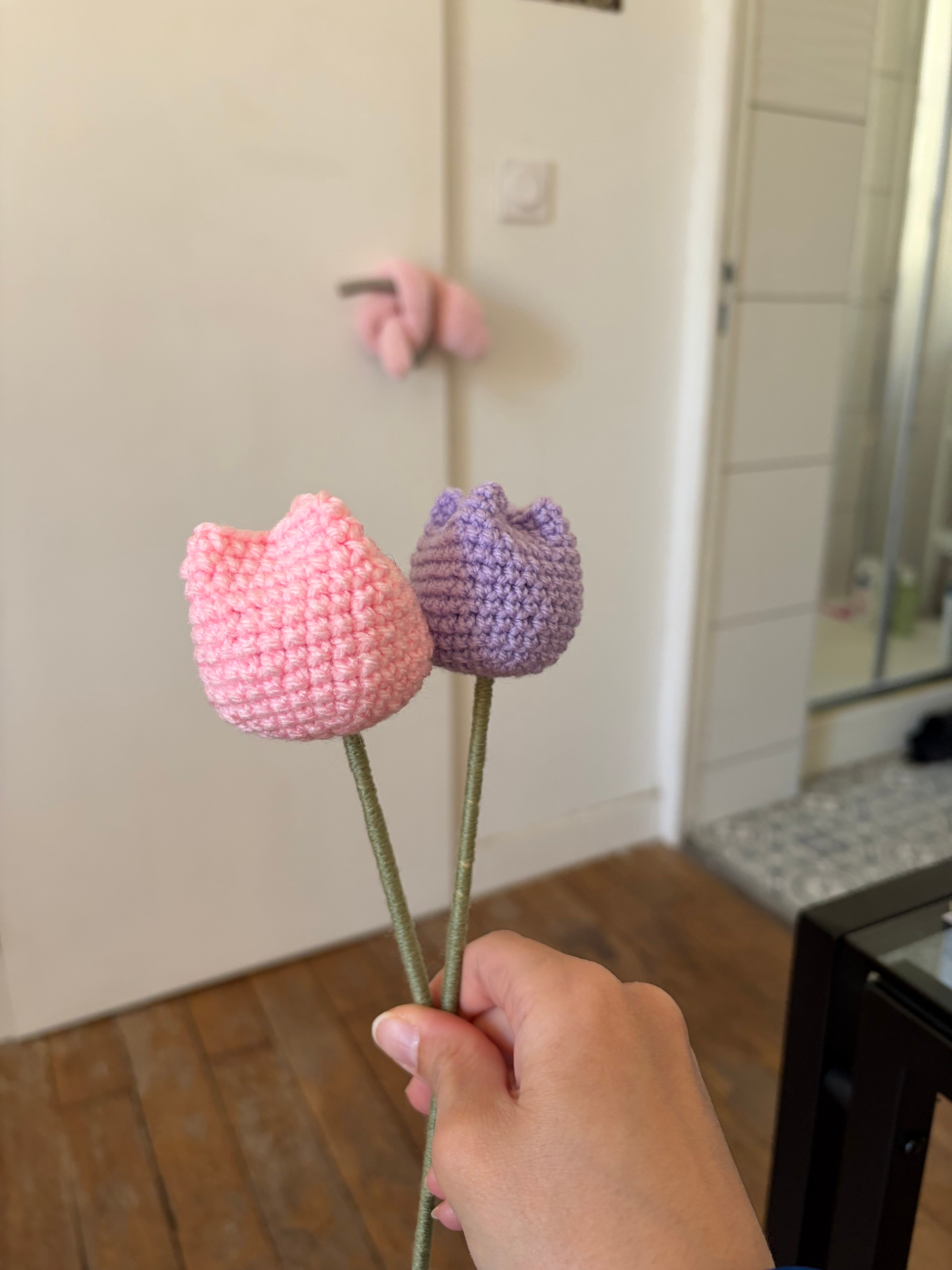 Tulipes au crochet