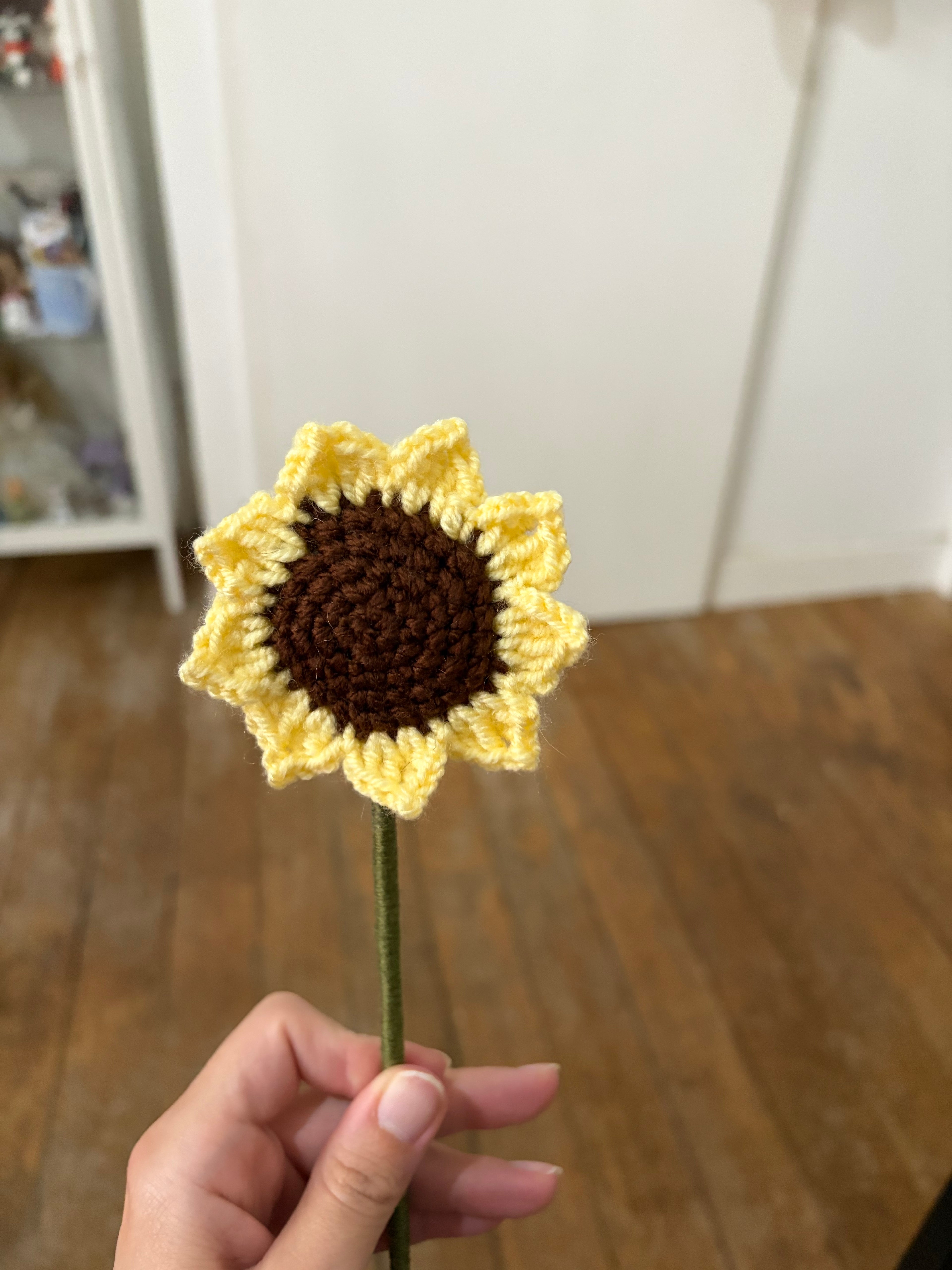 Tournesol au crochet